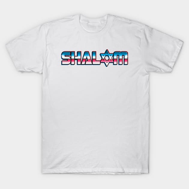 Vintage, Shalom - Hebrew Word - Peace & Harmony, Jewish Gift For Men, Women & Kids T-Shirt by Art Like Wow Designs